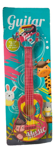 Mini Guitarra Acústica Didáctica Infantil Juguete 2848b