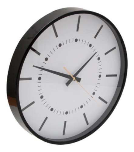 Reloj De Pared 35 Cm De Diámetro Analógico Grande Silencioso