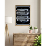 Quadro Decorativo Carro Porsche Conversível 911 Turbo