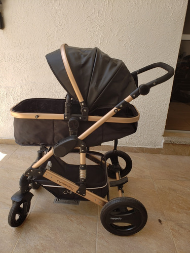 Coche Moises Y Paseador Bebe 3 En 1 + Cuna Mecedora Bebesit