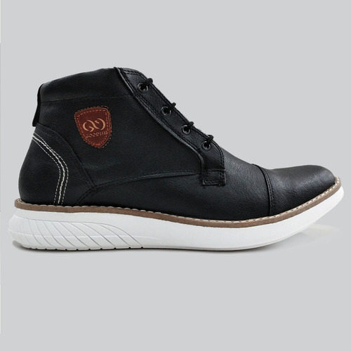 Zapatillas Vestir Hombre Botita Moda Urbana Zapato Cordones 