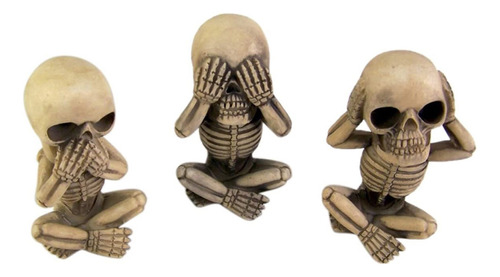 Estatuetas N Skeleton Macabras Para Decoração De Casa De Hal