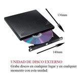 Unidad De Disco Externo Dvd / Cd Incluye Envio