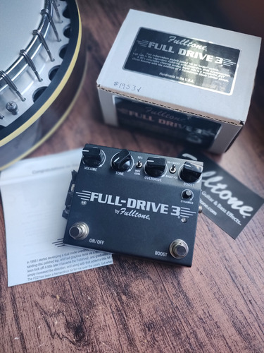 Pedal De Efeito Fulltone Fulldrive 3  Preto