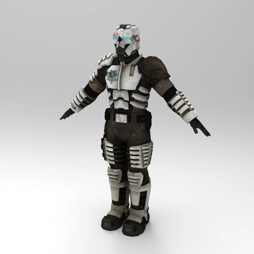 Molde De Armadura Advanced Soldier Rig - Dead Space  Cosplay