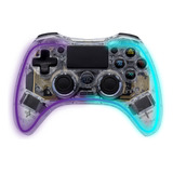 Control Inalambrico Recargable Rgb Touchpanel Compatible Ps5