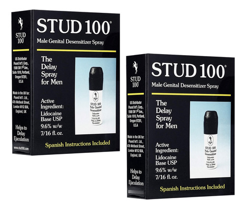 Stud 100 Original Lubricante Para Hombre 2 Pz