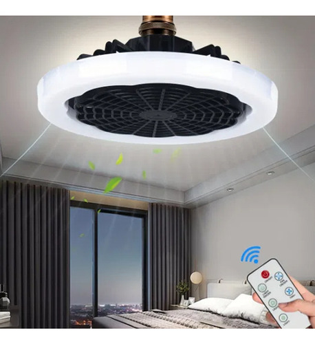 Luminária Pendente Para Sala De Estar Com Ventilador, Geral