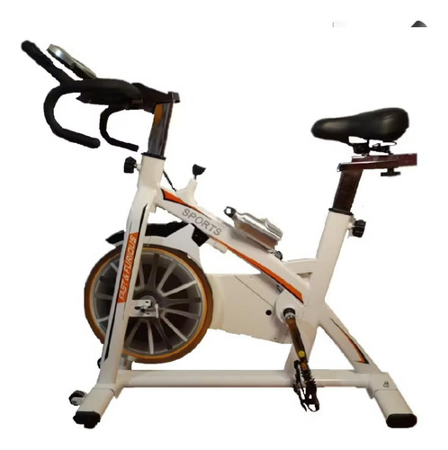 Bicicleta Spinning Blanca Ak Sport