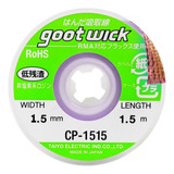 Malla Desoldadora Goot Wick Oem Cp-1515 1.5mm X 1.5m