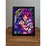 Cuadro Personalizado Dragon Ball Super Vegeta Majin