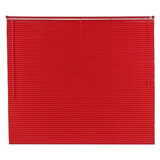 Persiana Horizontal Pvc 25mm Color 160larg X 140alt Vermelha
