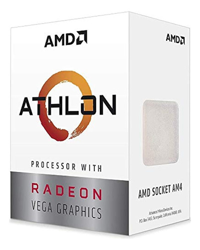 Procesador De Sobremesa Amd Athlon 200ge De 2 Hilos Y 4 Hilo