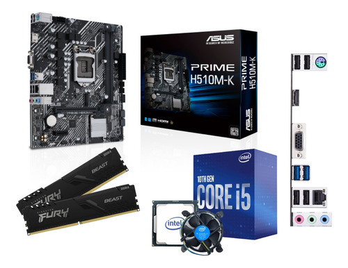 Kit De Actualización Intel  Core I5 10 Gen Mother Board H410