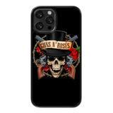 Funda Para Celular Guns And Roses Rock Calavera Rosas Musica