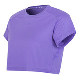 Remera Corta adidas Essentials Mujer Violeta Solo Deportes