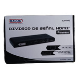 Divisor De Señal Hdmi 4 Salidas Radox 130-096