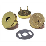 Botão Ímã Magnético Dourado Latonado 14mm - Caixa C/ 200pcs