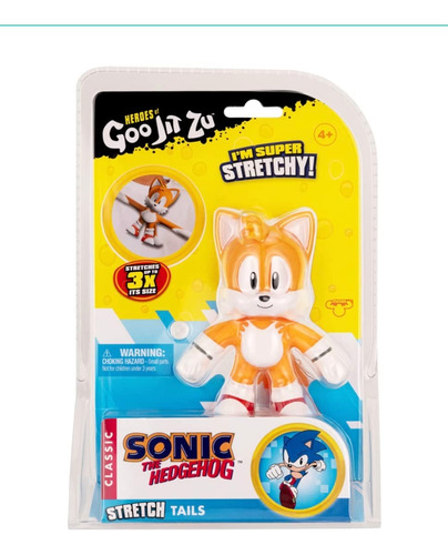 Goo Jit Zu Sonic The Hedgehog Tails Stretch 