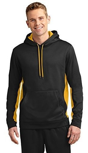 Top - Sport-tek Sport-wick Sudadera Con Capucha En Bloques D