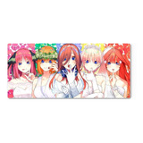 Mouse Pad Gamer Xxl (90x40cm) Anime Cod:099 - Quintillizas 