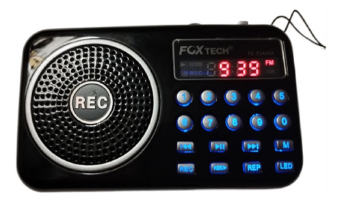 Radio Multibandas Recargable Mp3 Grabadora Voz Envio Gratis
