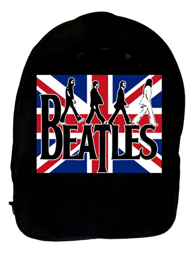Mochila Beatles Bandeira Ref=421- Costura Reforçada