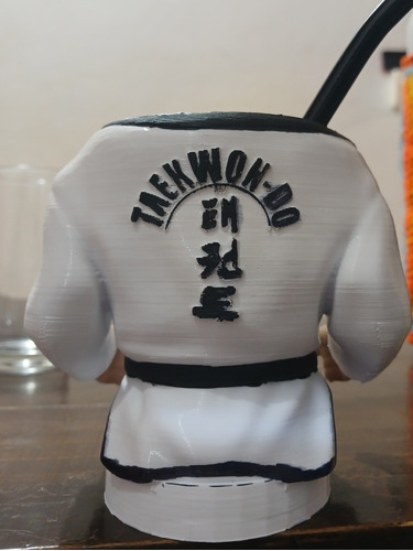 Mate Taekwondo Dobok Cinturon Negro