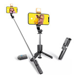 Bastão Pau Selfie Tripé Controle Bluetooth Retrátil Celular
