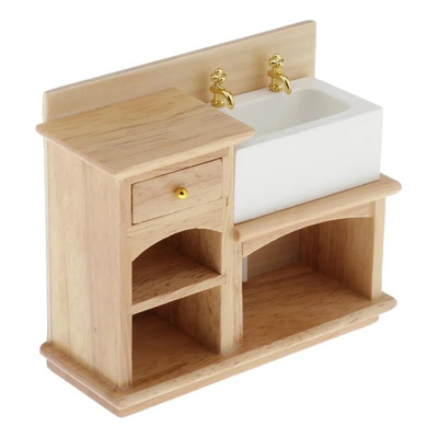 12º Mueble De Lavabo De Madera Tradicional Para Baño | Envío gratis