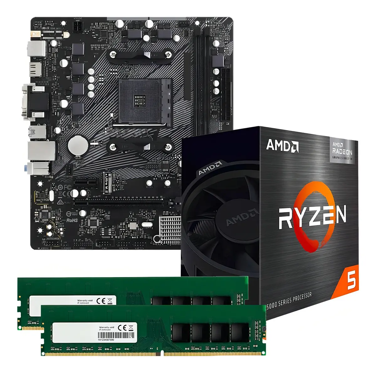 Combo Actualizacion Amd Ryzen 5 5600g + A520m + 32gb Ram