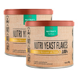 2x Levedura Nutricional Nutri Yeast Flakes Nutrify 100g Sabor Sem Sabor