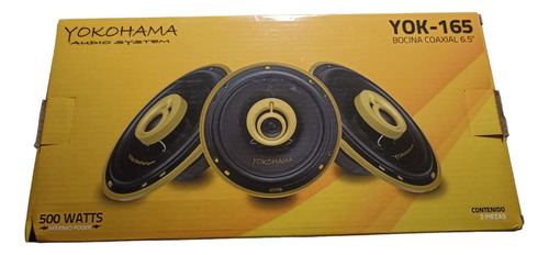 Bocina Coaxial 6.5 Pmpo 500 Watts Tipo Pioneer, Sony, Mtx 