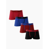 Boxer Top Pack 4 Corto Algodón Basic