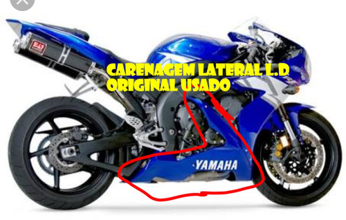 Carenagem Lateral L.d Yamaha R1 2004/2005 Original (usado)