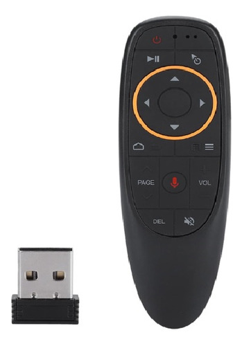 Control Remoto Bluetooth 5 G10s Para Iptv Tv Box Win Osx Color Negro