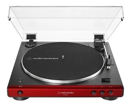 Toca Discos Bluetooth Audio Technica At-lp60xbt-rd Vermelho