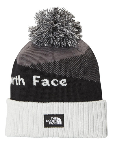 The North Face Gorro Con Pompón Reciclado Mujer Gris Heather