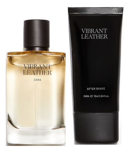 Perfume Zara Vibrant Leather 100ml +  Aftershave 75ml