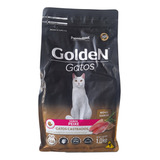 Ração Golden Gatos Adultos Castrados Peixe 1kg