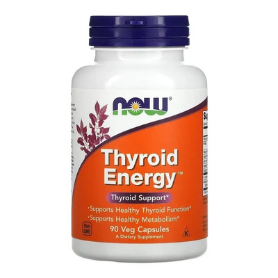 Suplemento en cápsula NOW Vitaminas de Thyroid Energy | Meses sin interés