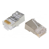 Plug Rj45 Cat5 Blindado X10 Un