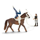 Schleich - 42002 Acrobatas P/ Cavalo Miniatura Colecionável