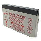 Bateria Recargable 12v/2ah Yuasa/genesis Terminal F1 Np 2-12