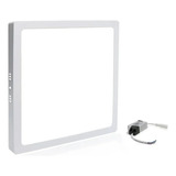 Kit 8 Plafon Sobrepor Quadrado Led 32w Painel Bivolt 30x30