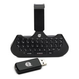 Teclado Chatpad Sem Fio Para Ps3 Preto Dazz