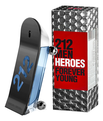 212 Men Heroes Collector Edition 90ml Masculino | Original + Amostra
