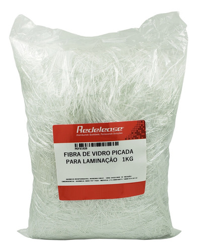 Fibra De Vidro Picada Elevada Integridade Dos Fios (01 Kg)