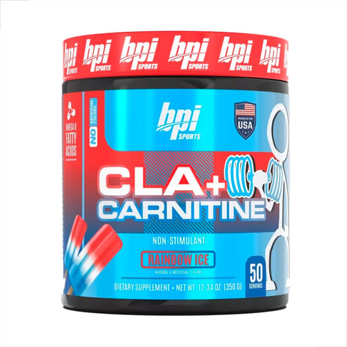 Bpi Cla + Carnitina 12.34oz 50 Serv Suplemento Alimenticio