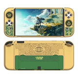 Carcasa Zelda Tears Of The Kingdom Para Nintendo Switch Oled